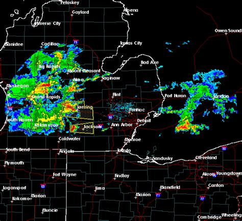 com doppler weather radar and animated satellite images for Jackson Michigan WeatherWX. . Weather radar jackson mi